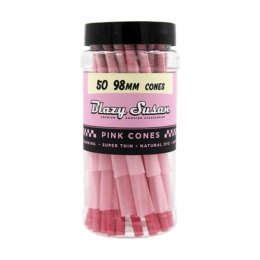 Blazy Susan Pink 98mm Cones 50 Pack