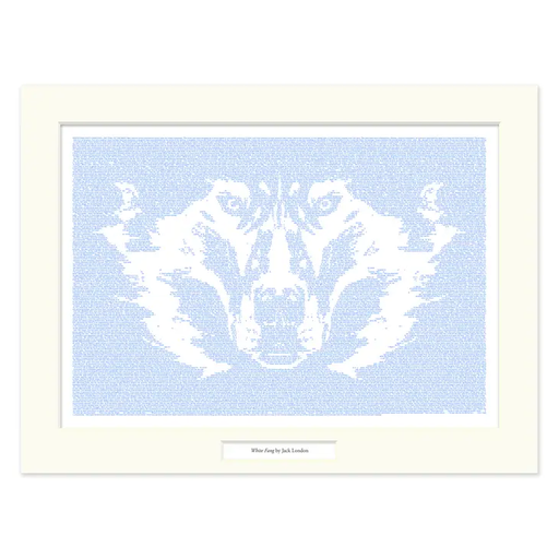 White Fang Matted Print