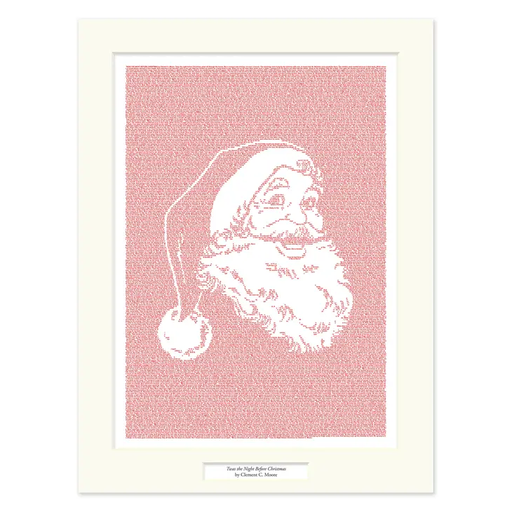 Twas the Night Before Christmas Matted Print