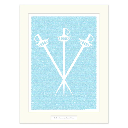 The Three Musketeers Matted Print