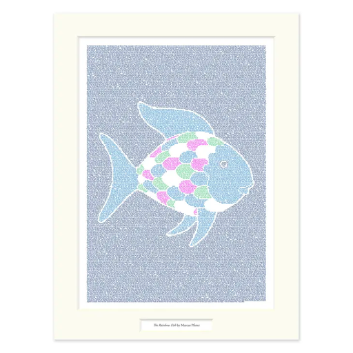 The Rainbow Fish Matted Print