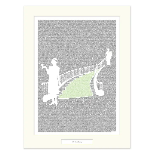 The Great Gatsby Matted Print