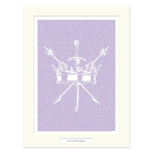 [henry_12x16_purple] Henry V Matted Print