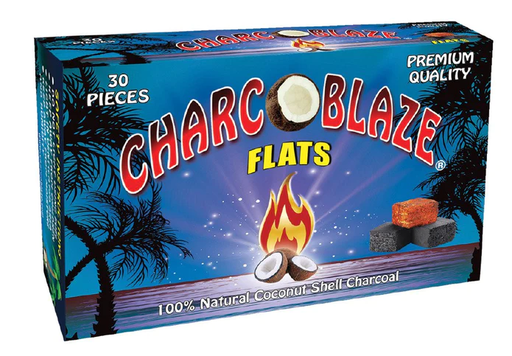 Charco Blaze Flats Hookah Charcoal 30pc