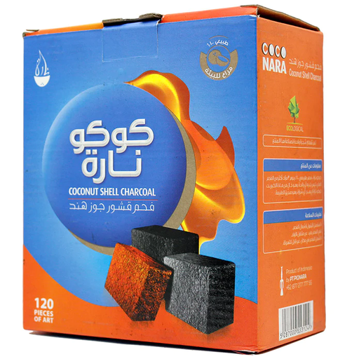 Coco Nara Hookah Charcoal 120 Cubes