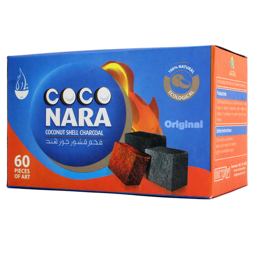 Coco Nara Hookah Charcoal 60 Cubes
