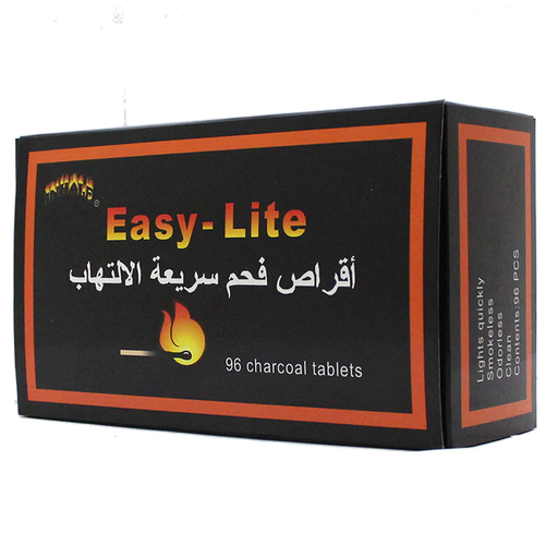 Easy-Lite Hookah Charcoal 96 Pcs