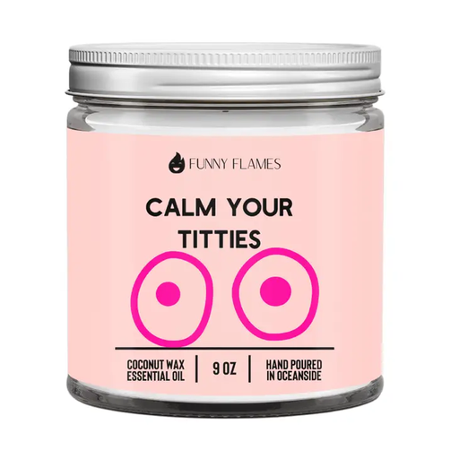 [FCD-188] Calm Your Titties Funny Flames Candle