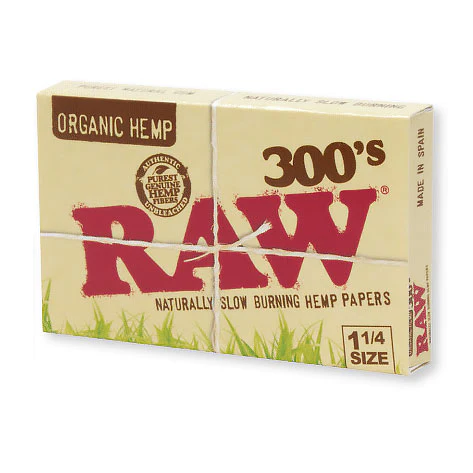 RAW Organic 300's 1 1/4 Papers