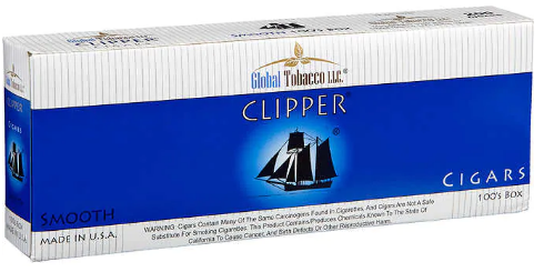 Clipper Smooth Cigars 100s Box