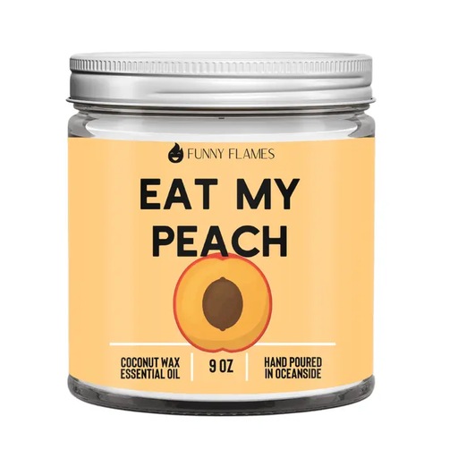 [FCD-109] Eat My Peach Funny Flames Candle