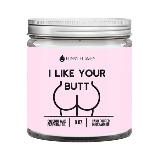 [FCD-144] I Like Your Butt Funny Flames Candle