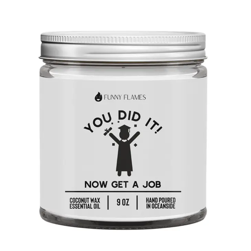 You Did It! Funny Flames Candle