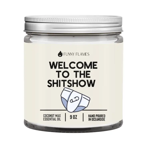 [FCD-345] Welcome To The Shitshow Diaper Funny Flames Candle