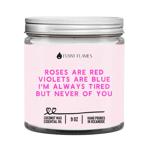 [FCD-154] Roses Are Red Funny Flames Candle