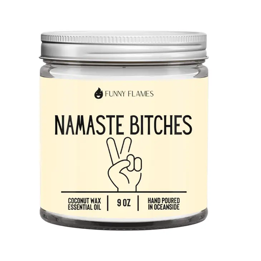 [FCD-129] Namaste Bitches Funny Flames Candle