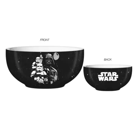 [SW1402KK] Star Wars Black and White Multi Collage 6" Ceramic Bowl