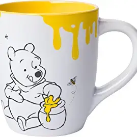 [WTP514EX] Winnie the Pooh Sweet as Can Bee 25oz Jumbo Curved Mug