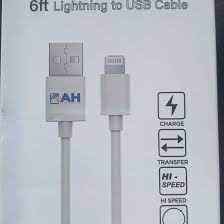 [0618528850177] AH Brands Lightning Cable 6ft
