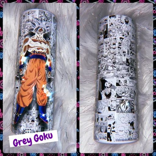 [04000167] Grey Goku Dragon Ball Z 20oz Tumbler