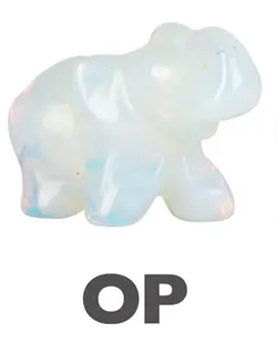 [134OP] Elephant Gemstone - Opalite