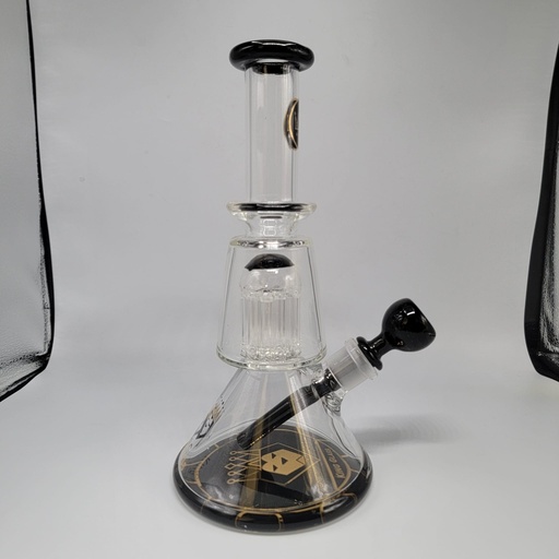 [50030] King Glass Tree Perc Evo Beaker 10.5 inch - Black