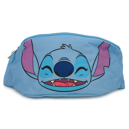 [FP-DYASD-02] Lilo & Stitch Stitch Ears Up Smiling Pose Blue - Fanny Pack