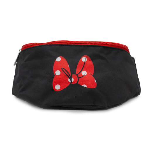 [FP-DYARZ-02] Minnie Mouse Polka Dot Bow Black/Red/White - Fanny Pack