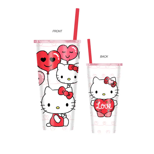 [KTY6309V-ds] Hello Kitty 22oz Double Walled Stainless Tumbler