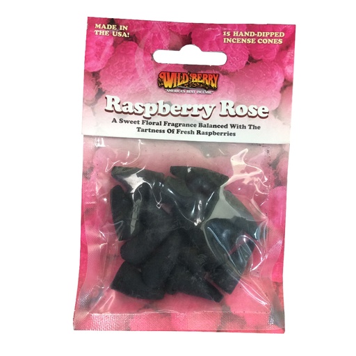 Wild Berry Incense Cones 15ct - Raspberry Rose