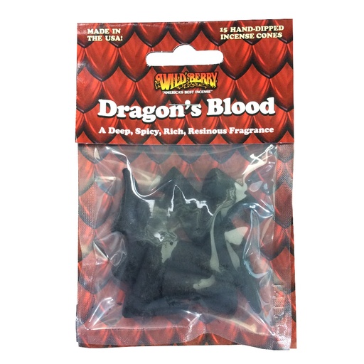 Wild Berry Incense Cones 15ct - Dragons Blood