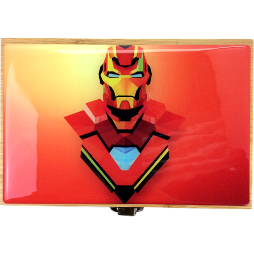 Bamboo Stash Box Medium - Iron Man