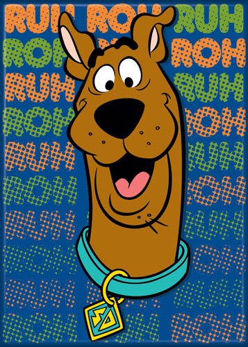 [01189162] Scooby Doo Ruh Roh Magnet