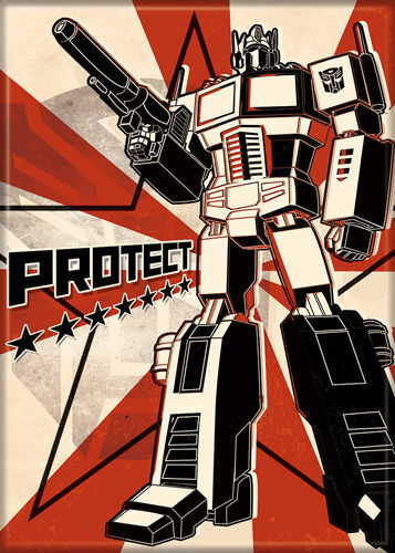 [01181142] Transformers Optimus Prime Protect Magnet