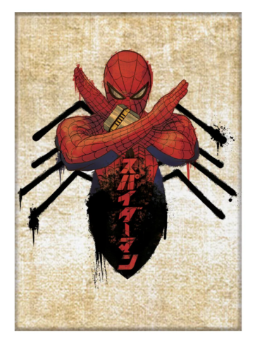 [01191295] Marvel Japanese Spider Man Spider Body Magnet
