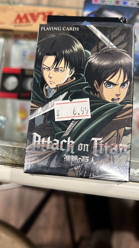 [699858515462] Attack on Titan Playing Cards