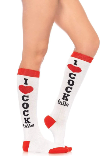 [714718515694] Leg Avenue Cocktails Knee Socks