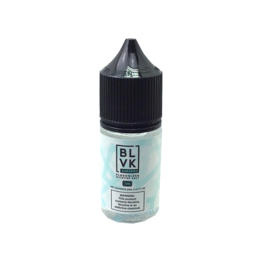 BLVK SUBZERO Flavorless Nicotine Salt 30ml