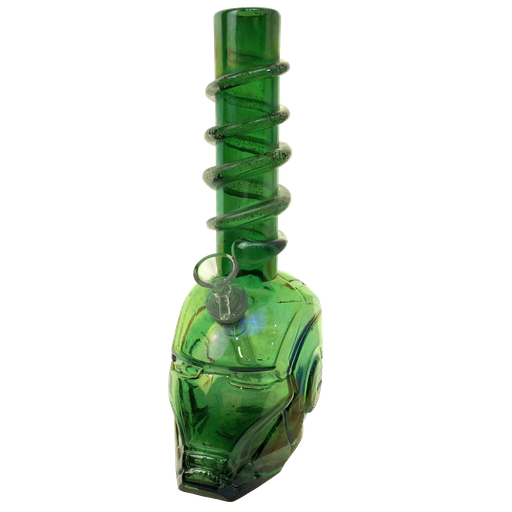 [44129] Soft Glass Iron Man Water Pipe 11in