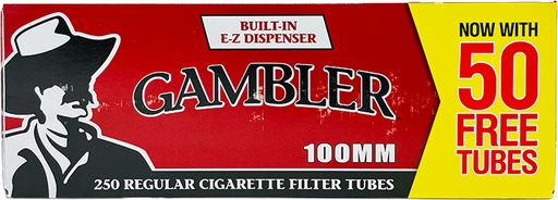 Gambler Tubes Full Flavor 100s 250ct