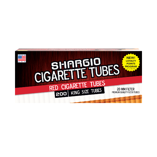 Shargio Tubes 200ct King Size Red