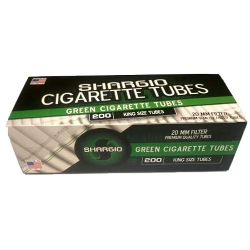 Shargio Tubes 200ct 100s Size Green