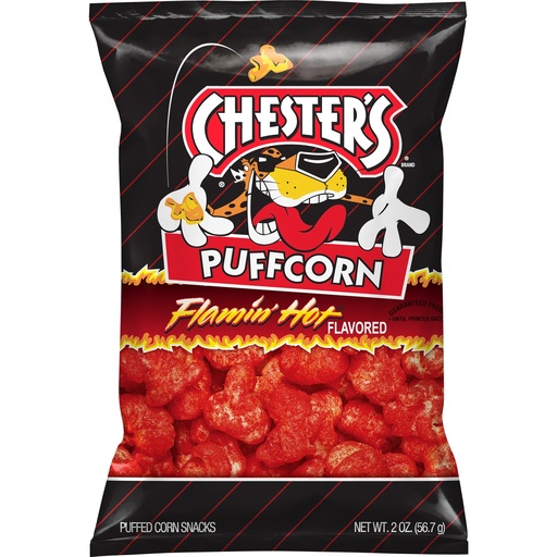 [28400614009] Chester's Puffcorn Flamin Hot 2oz