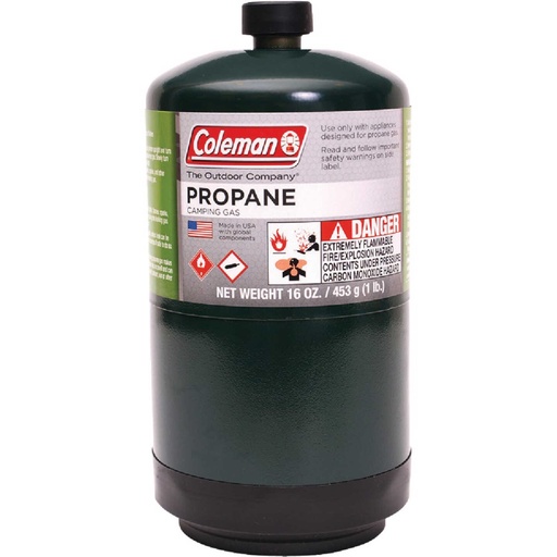 [014045324182] Coleman 1lb Propane Cylinder