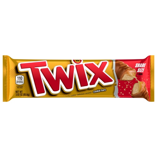 [4040509] Twix Cookie Bars Share Size 85.6g