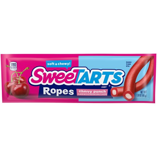 [79200912338] Sweet Tarts Ropes Cherry Punch 51g