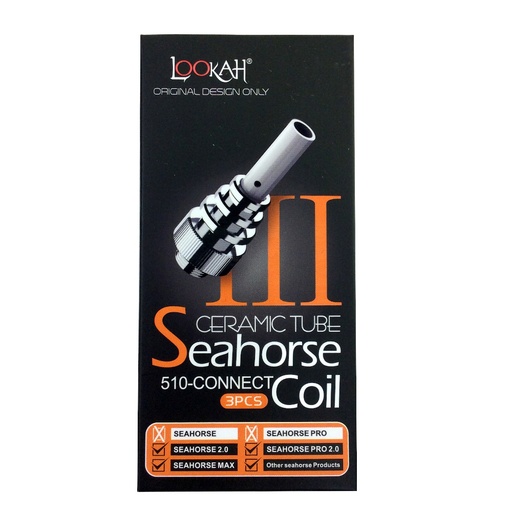 Lookah Seahorse III Ceramic Tube Coil - Single