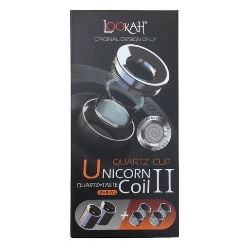 Lookah Unicorn II Hive Quartz - ( 1 Coil & 2 Cups )