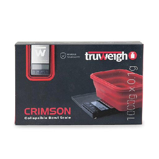 Truweigh Crimson Scale Collapsible Bowl 1000g x 0.1g