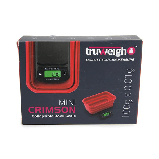Truweigh Mini Crimson Scale Collapsible Bowl 100g x 0.01g